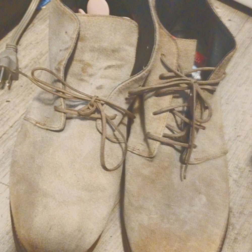 Used Nisolo Tan Men's isa Suede Chukka Boots Size 10.5